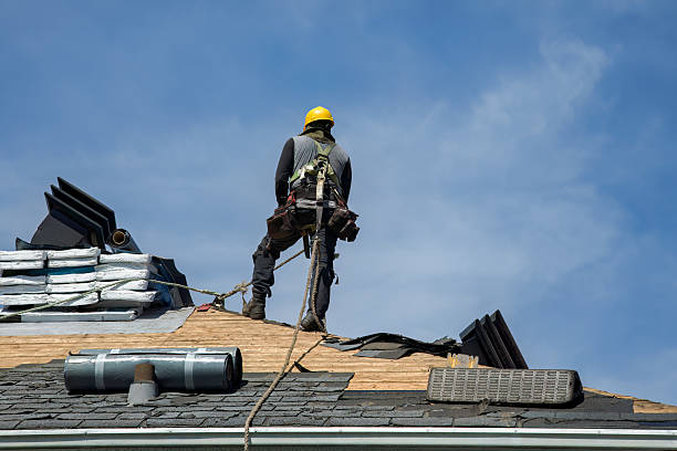 Professional Roofing technician working in Eden, TX